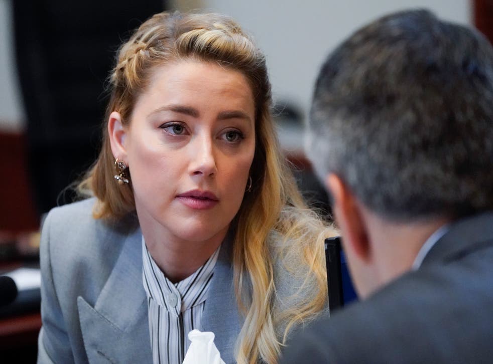 Amber Heard’s legal team highlighted the message that a verdict in Mr Depp’s favour would send to others (Steve Helber/AP)