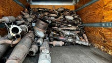 Phoenix cops find 1,200 catalytic converters as thefts soar