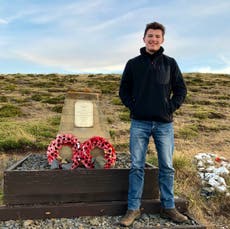 ‘The Falklands will always be special to me’, says Lt Col H Jones’ grandson