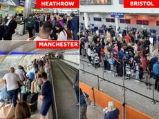Airport chaos to continue as easyJet cancels more flights