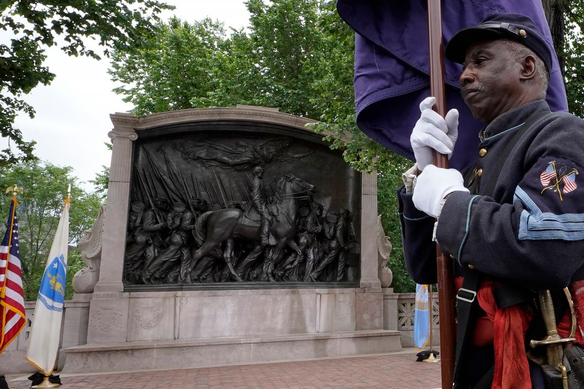 Monument honoring Black Civil War unit rededicated