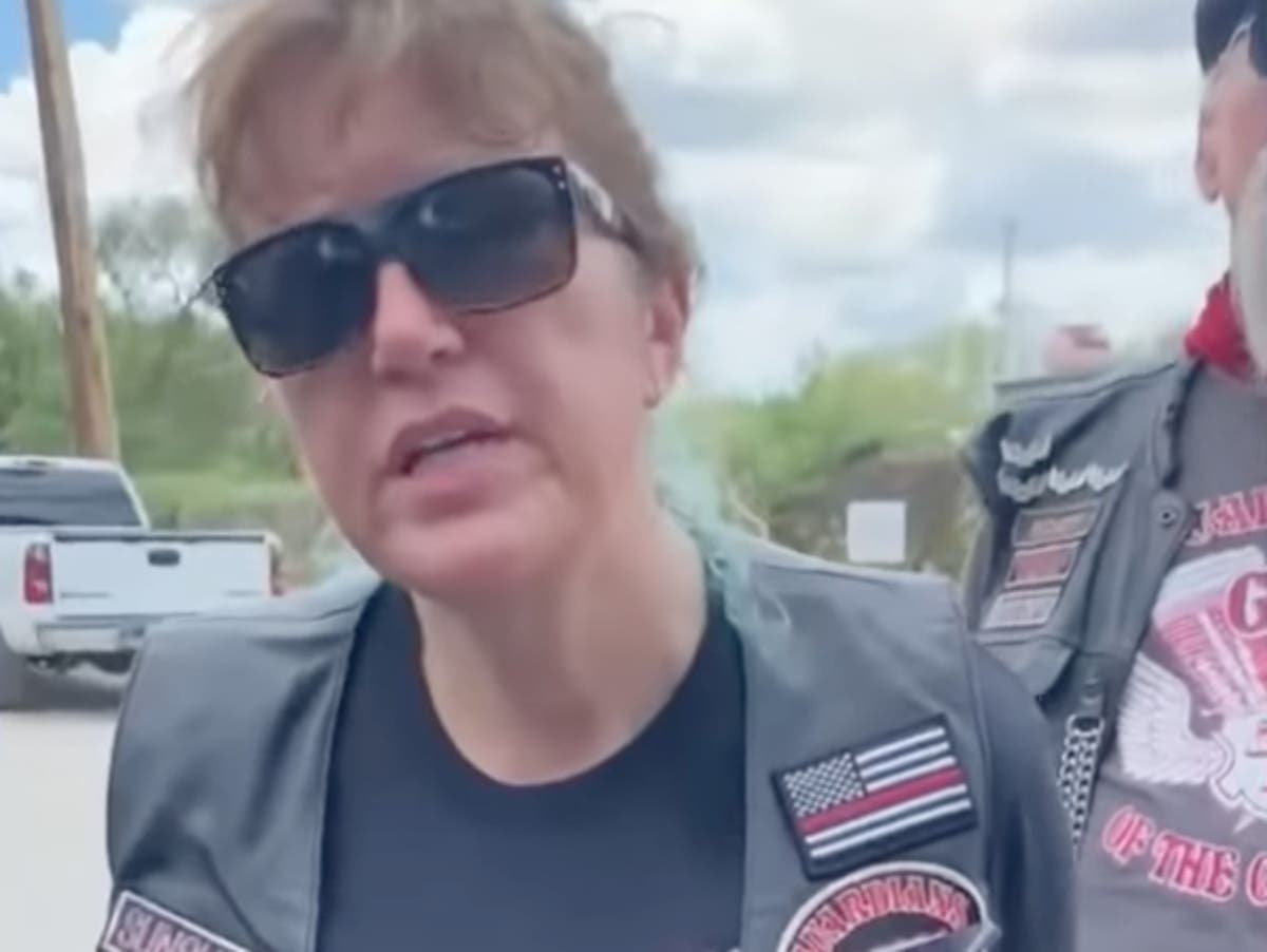 Bikers ‘working with police’ confront journalists at funerals for Uvalde victims