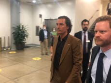 Matthew McConaughey spotted in Congress as he joins gun control talks