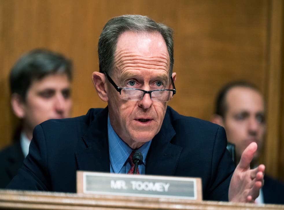 <p>Senator Pat Toomey has pushed back on the bill for weeks </p>