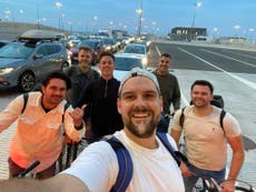 Stag party spends hundreds on bikes to get home after easyJet flight cancelled