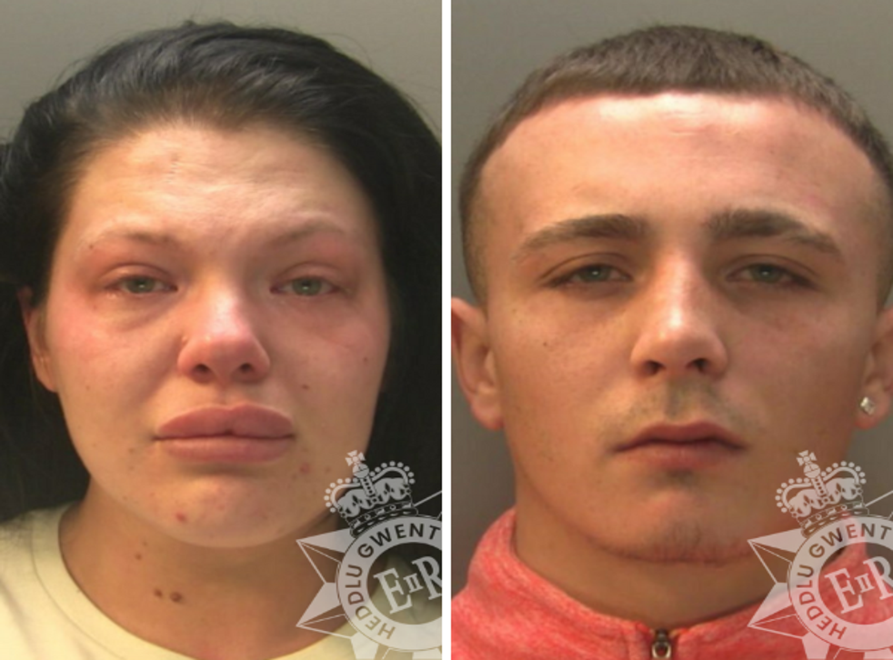 <p>Amy Salter, 29, and Brandon Hayden, 19, have been jailed (Gwent Police/PA)</p>