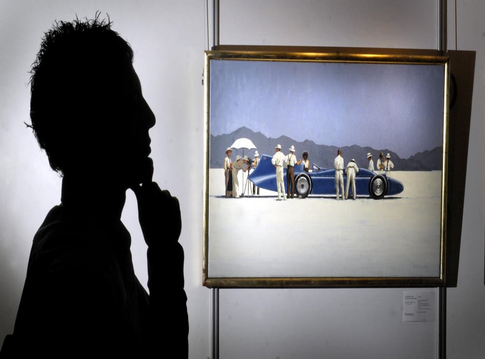 Bluebird at Bonneville is among the paintings that will be on show (Danny Lawson/PA)