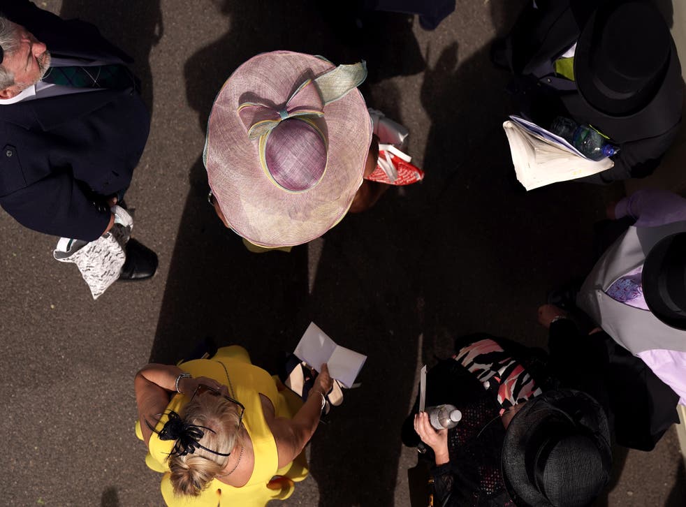 Racegoers during day four of Royal Ascot (Aaron Chown/PA)