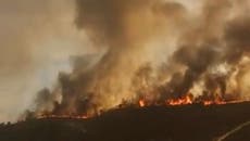 Wildfires rage in northern Spain amid heatwave