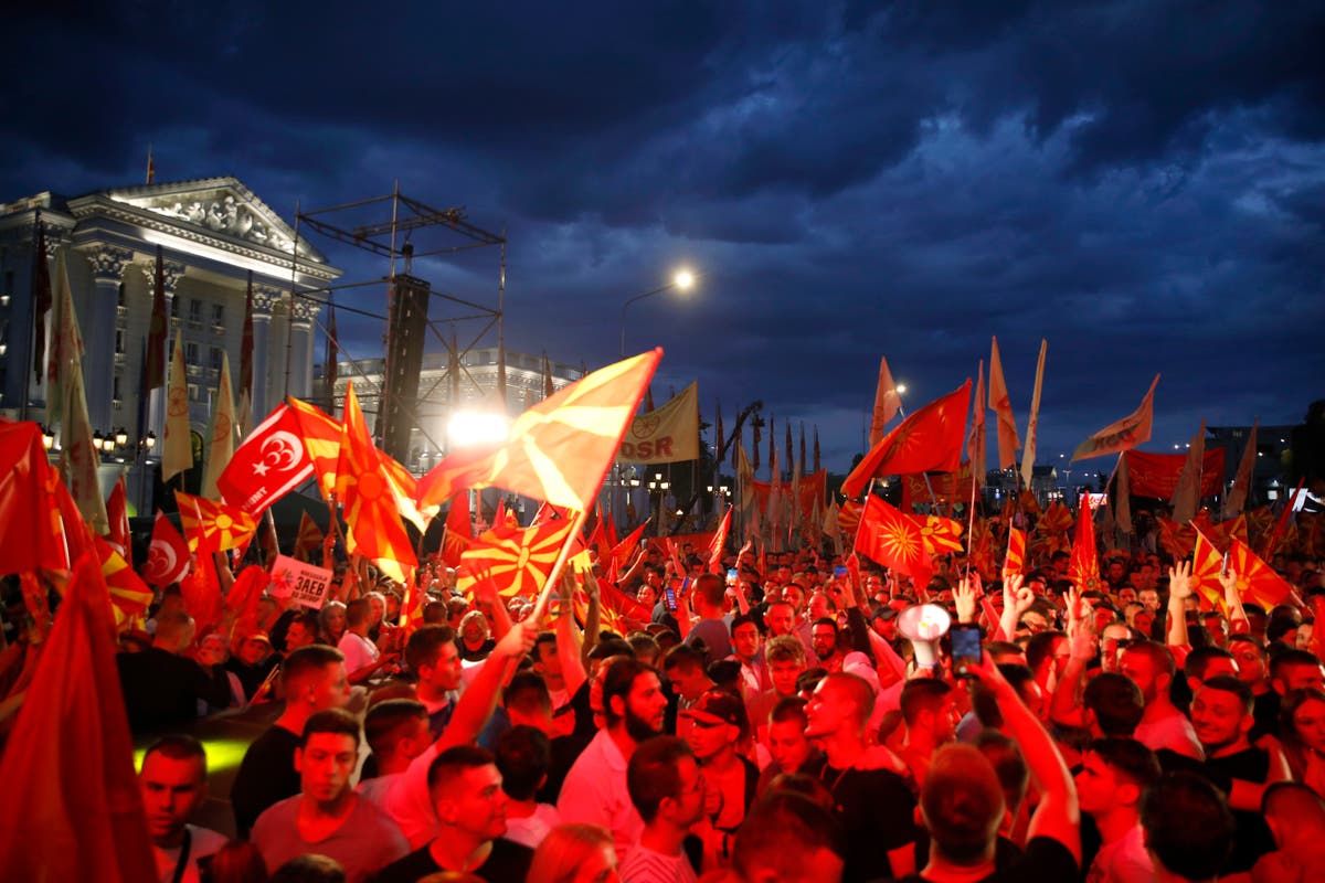 Opposition rally demands early elections in North Macedonia