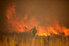 Firefighters in Spain battle wildfires across the country