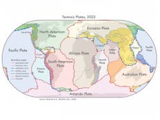 New map of Earth’s tectonic plates ‘could help predict natural disasters’