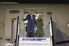 Charles and Camilla arrive in Rwanda as Commonwealth heads meet