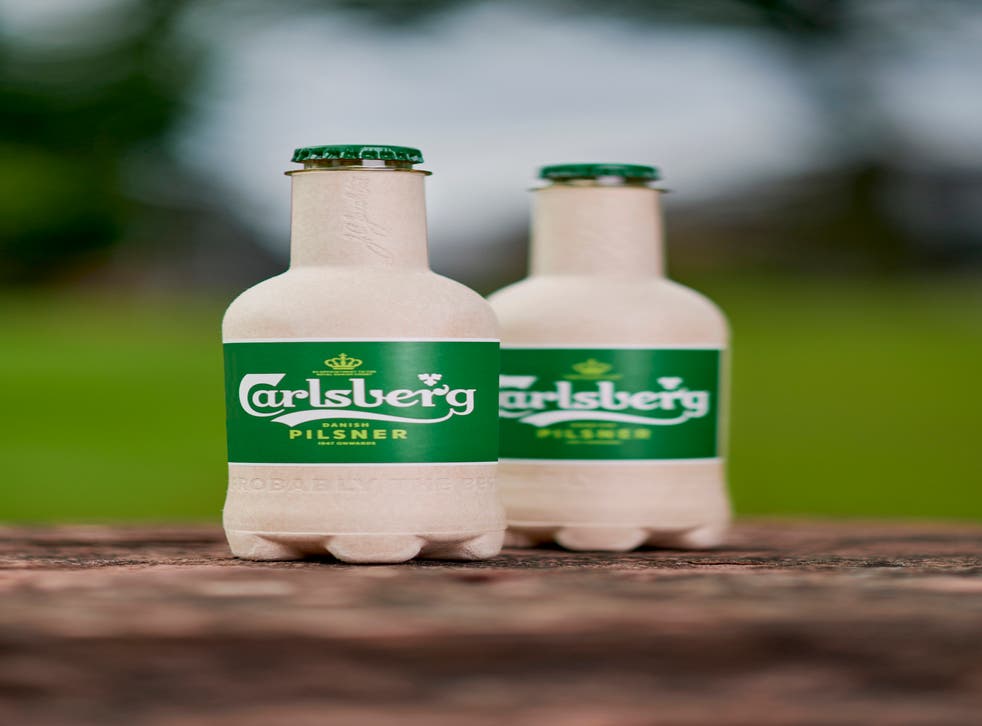 The bottle has a PEF polymer lining (Carlsberg/PA)