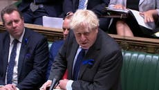 PMQs: Boris Johnson fails to deny he offered Carrie Johnson top job in Foreign Office