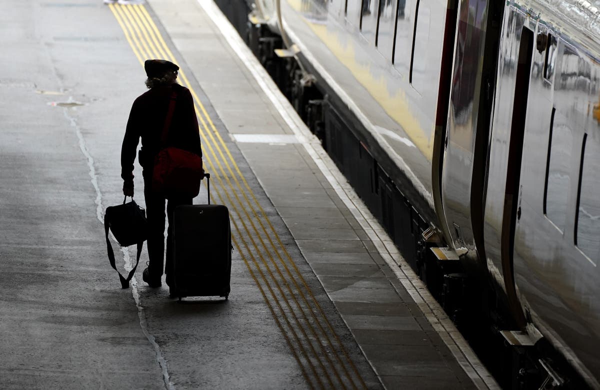 Passenger numbers below 20% as train services disrupted by second day of strikes