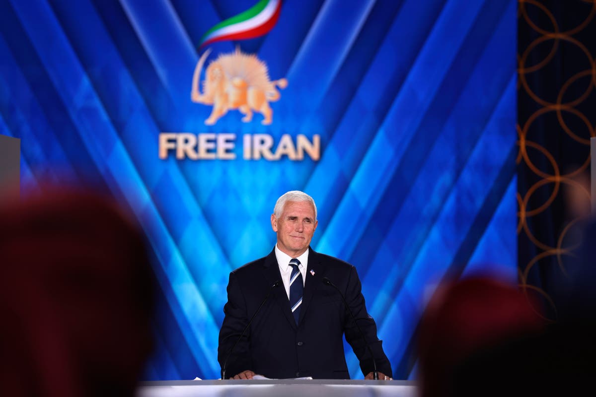 Ex-US Vice President Mike Pence denounces Tehran 'brutality'