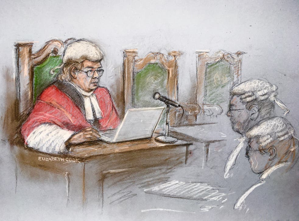 Mrs Justice McGowan sentencing James Watson (Elizabeth Cook/PA)