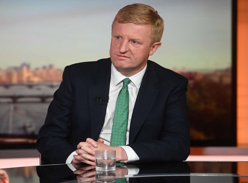 Ex-Conservative Party Chairman Oliver Dowden told the PM that ‘someone must take responsibility’ (Jeff Overs/BBC/PA)