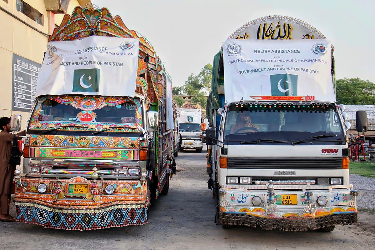 Pakistan plane carrying aid joins Afghan quake relief effort