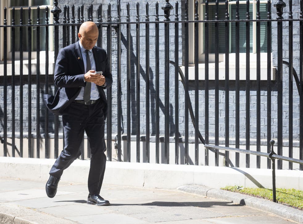 Health Secretary Sajid Javid said NHS staff deserve ‘fair’ pay with soaring costs taken into account (James Manning/PA)