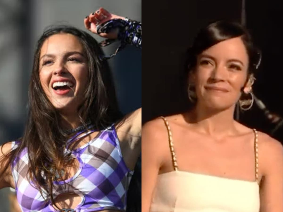 Olivia Rodrigo brings out Lily Allen for ‘F*** You’ to Supreme Court over Roe vs Wade