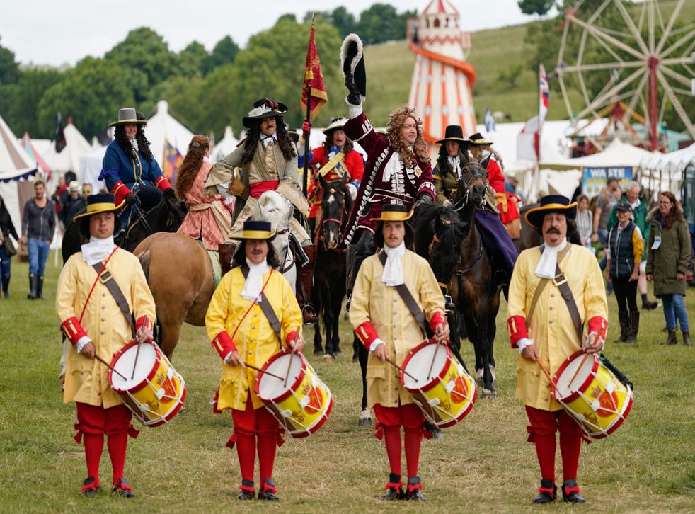 A Restoration-era pageant was part of the festivities (Andrew Matthews/PA)