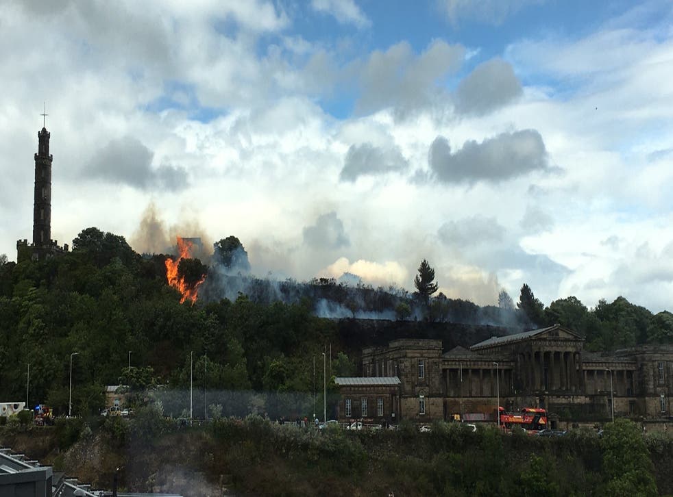 Four fire engines were sent to the scene of the blaze (Jamie McCormick/PA)
