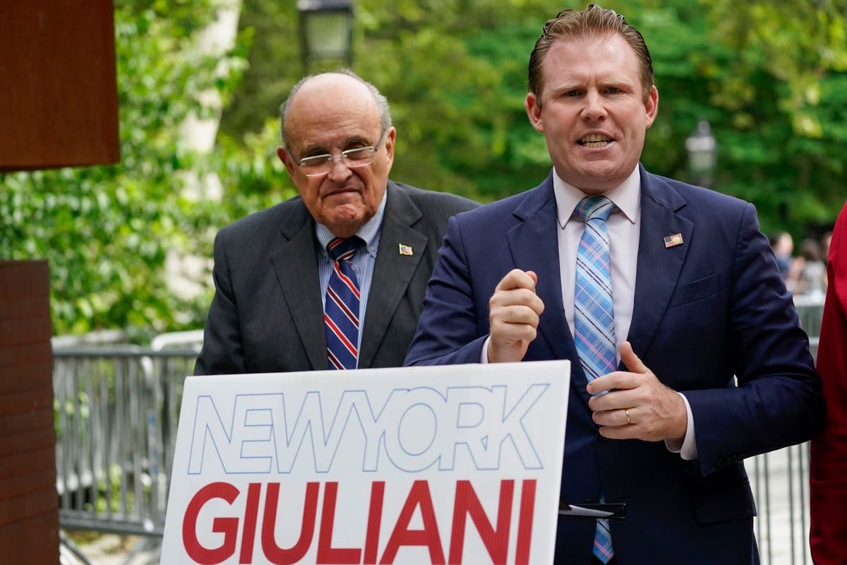 Andrew Giuliani invokes famous dad in bid for NY governor