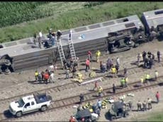 ‘Multiple fatalities’ after Amtrak train derails in Missouri with 243 onboard – live