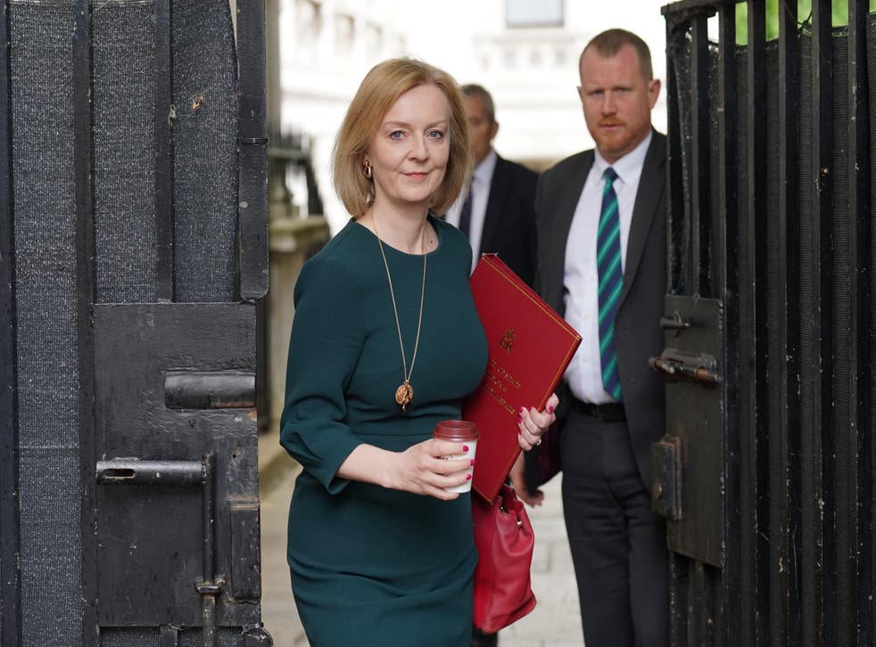 Liz Truss has called for greater Nato spending on defence (Stefan Rousseau/PA)