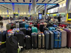 Heathrow passengers complain of smell from luggage left for 10 days