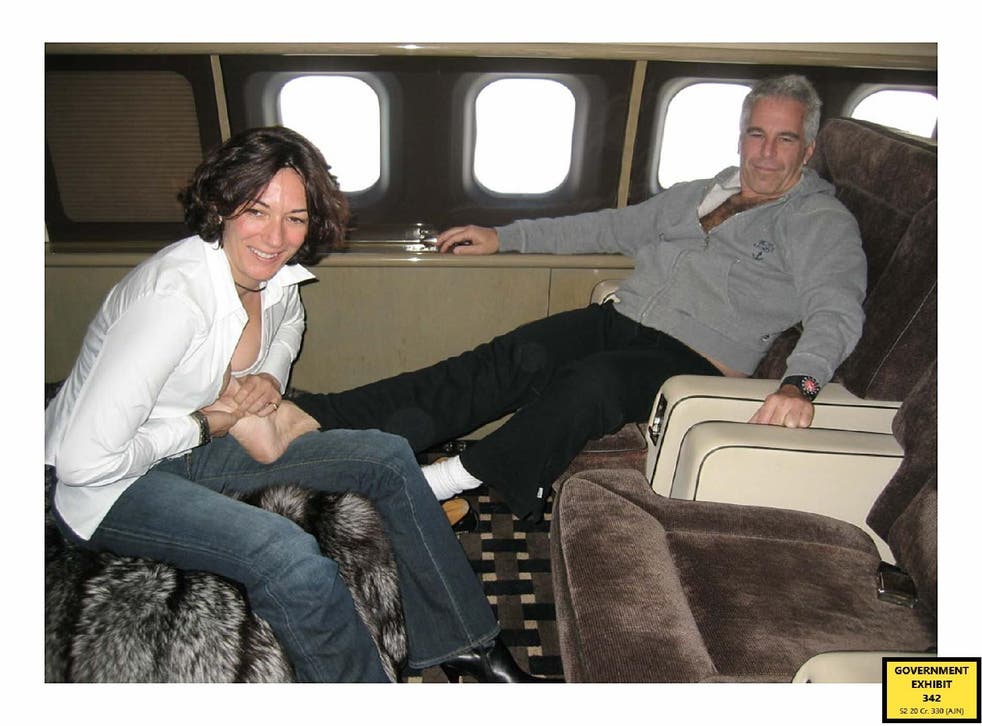 Ghislaine Maxwell with Jeffrey Epstein (US Dept of Justice)