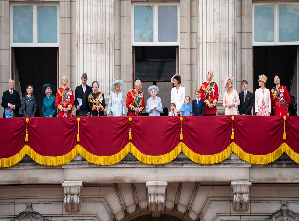 The royal family during the Platinum Jubilee (Aaron Chown/PA)