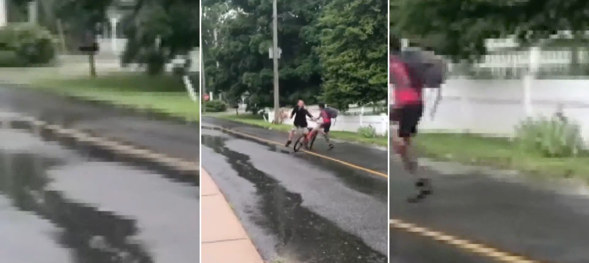 Man arrested for possible race hate crime for pushing 11-year-old off bike