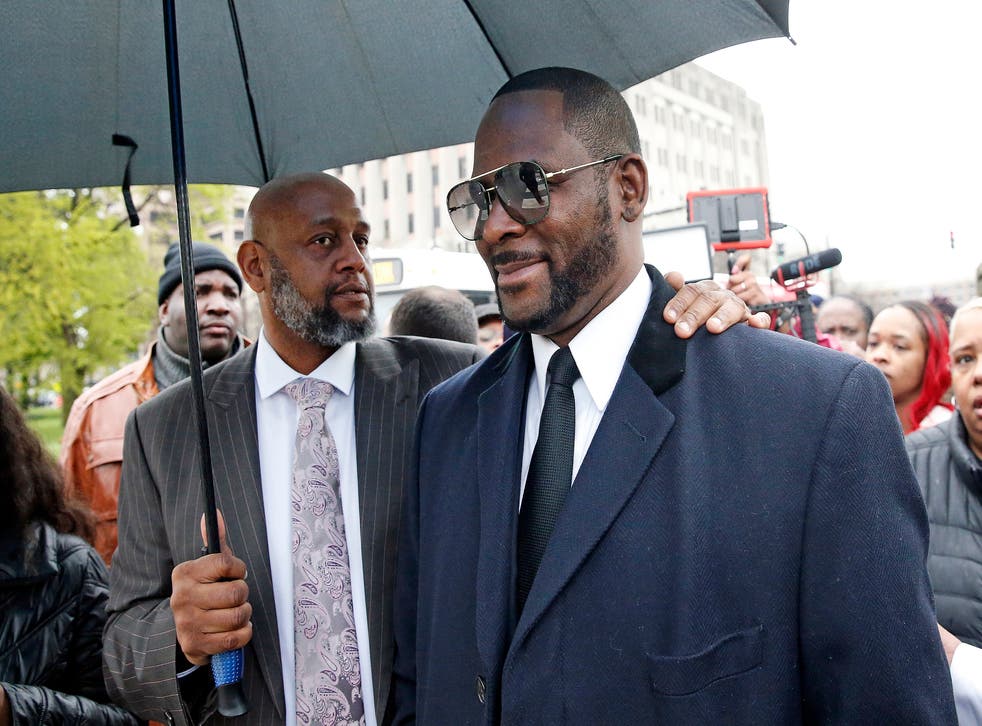 <p>R Kelly was first tried for making child pornography in 2008 </p>
