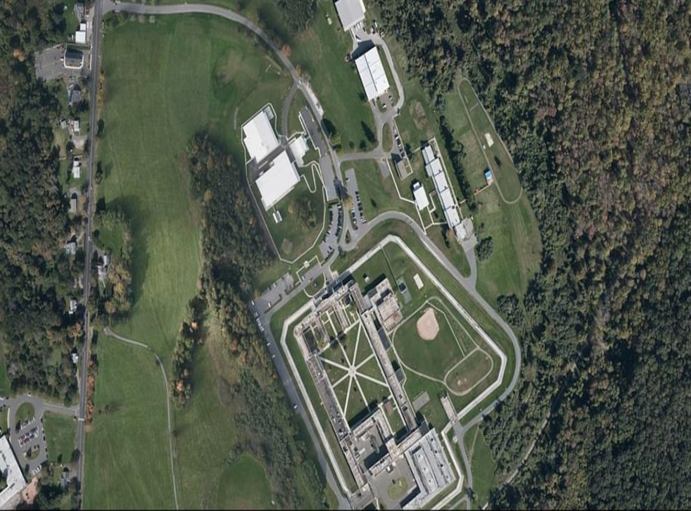 <p>An aerial view of FCI Danbury, where Ghislaine Maxwell wants to serve her 20 year sentence</s>