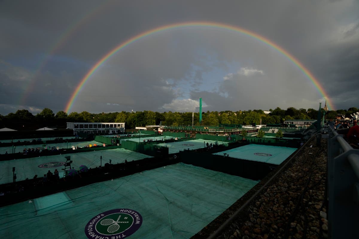 AP POHOTOS: The 1st week at the Wimbledon tennis tournament