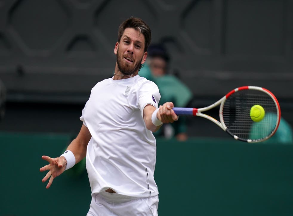 Britain’s best hope for Wimbledon, Cameron Norrie (Adam Davy/PA)