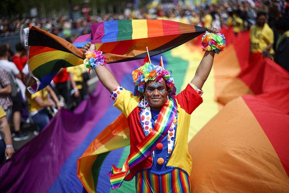 ‘More than 1m’ march in London for ‘biggest ever’ Pride parade