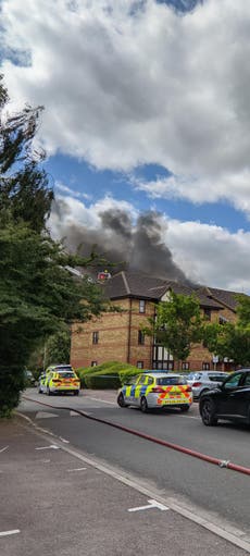 Firefighters tackling ‘inferno’ after gas blast at flats