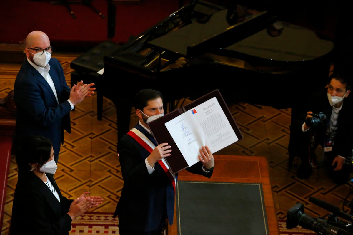 Chile president receives draft of new proposed constitution