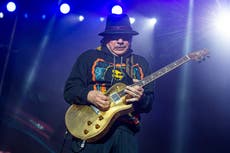 Rocker Carlos Santana 'doing well' after collapsing onstage