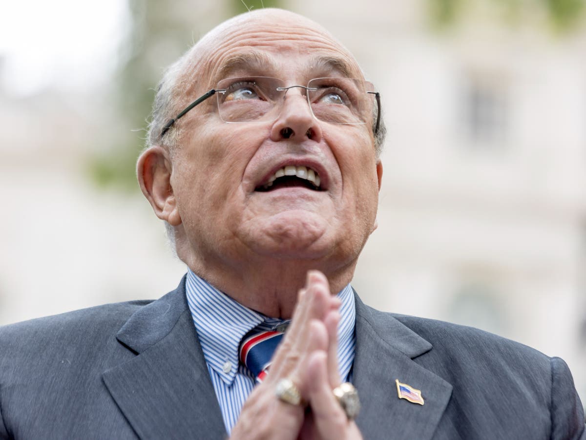 Giuliani says Trump should have pardoned himself before leaving office