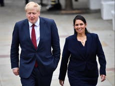 Priti Patel tells Boris Johnson his time is up as calls mount for him to resign