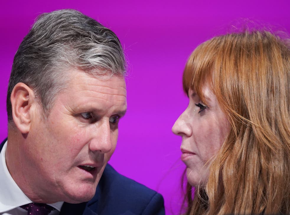 <p>Sir Keir Starmer and deputy leader Angela Rayner have both been cleared of breaching Covid regulations </磷>