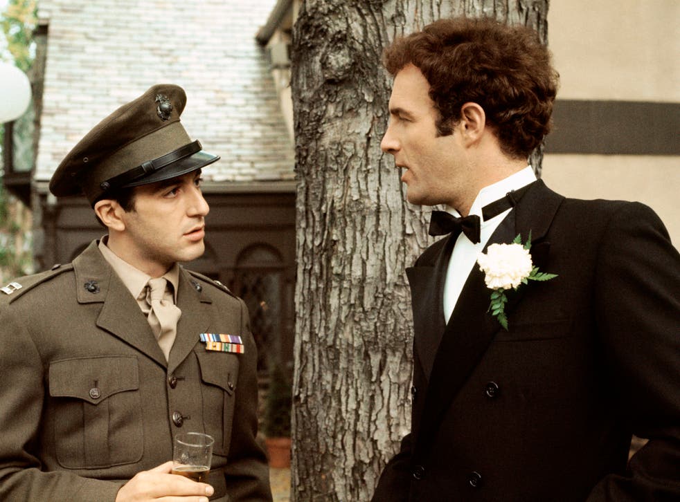<p>Blood brothers: Caan with Al Pacino (venstre) in ‘The Godfather’ &ls;/p>