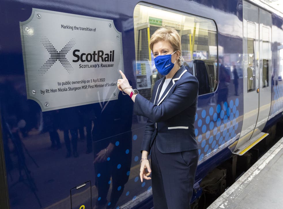 ScotRail transferred from Dutch firm Abellio into public ownership at the start of April (Robert Perry/PA)