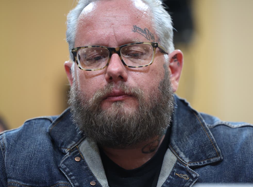 <p>Jason Van Tatenhove, who served as national spokesman for the Oath Keepers and as a close aide to Oath Keepers founder Stewart Rhodes, testifies during the seventh hearing by the House Select Committee </s>