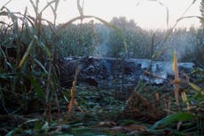 Experts to comb site of plane crash in northern Greece